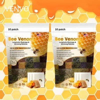 venvo Bee Venom Foot Patch Glow Balance Pack of 2 Plaster & Patch(20 x 1 Patches)