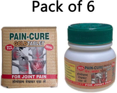 Eazybits Pain Cure Gold Tablet (pack of 6) Tablets(6 x 40 Units)