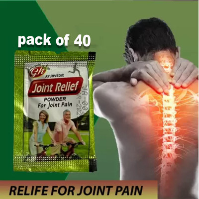 Quickbits gopal herbal joint relief powder ,for joint pain relief powder (40 POUCH) Powder(40 x 1 Patches)