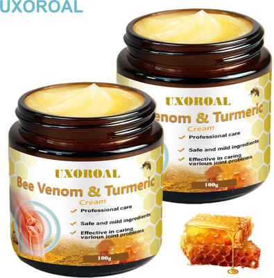 uxoroal Joint Cream – Turmeric & Bee Venom for Sore Hands Cream(2 x 100 g)