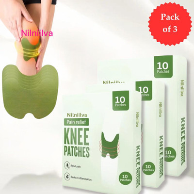 NILNIILVA Knee Patches for athletes and fitness: Pack of 3 Plaster & Patch(3 x 100 g)