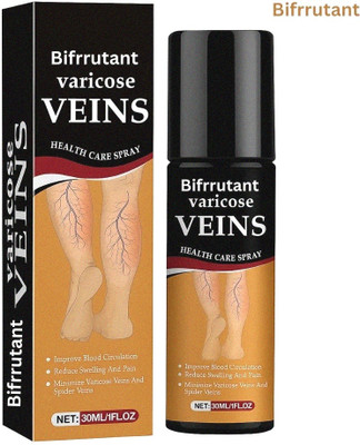 BIFRRUTANT Varicose Veins Spray Swelling and Pain Solution Liquid(50 ml)