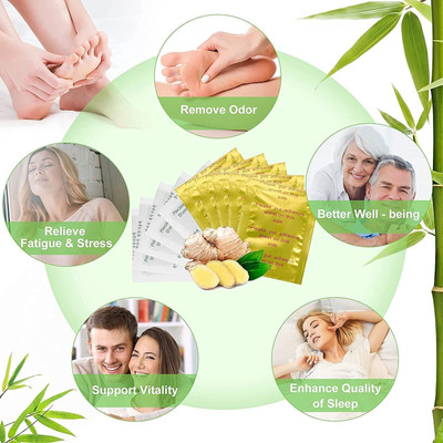 Greenberry Organics Health foot patches, pain relief patches, foot patches,remover Plaster & Patch(10 x 1 Patches)