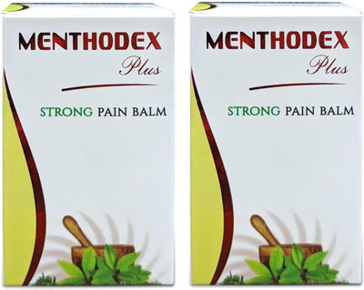 Menthodex Plus Strong Pain Balm – Ayurvedic Formula for Pain & Cold Relief Balm(2 x 100 g)