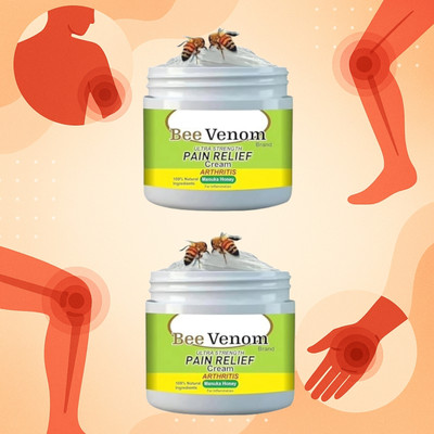 MINTARA BeeVenom Herbal Relief for Leg and Back Discomfort Cream(2 x 50 g)
