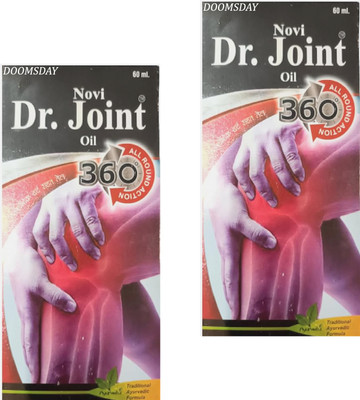 DOOMSDAY DR JOINT PAIN OIL FOR JOINT & MUSCLE PAIN PACK OF - 2 Liquid(2 x 60 ml)