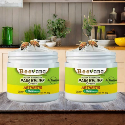 Bee Venom Joint Relief for Sore Elbows & Wrists Pack of 2 Cream(2 x 50 g)