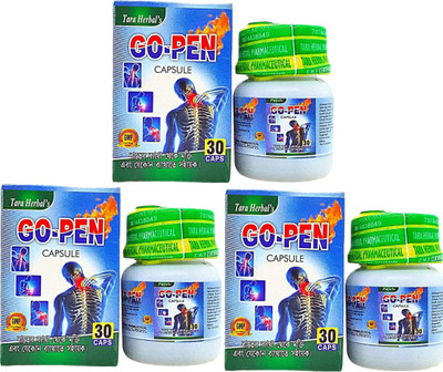 GO PEN Capsule For All Kind Of Body Pain Relief Pack Of 3 Capsules(3 x 30 Units)