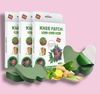 Naosucura Herbal Knee Patch for Effective Pain Relief and Improved Flexibility Plaster & Patch(30 x 1 Patches)