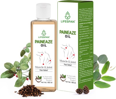 LifeSpan Paineaze Oil|Pain Relief Oil for Body|Improves Joint Mobility & Reparation Liquid(100 ml)