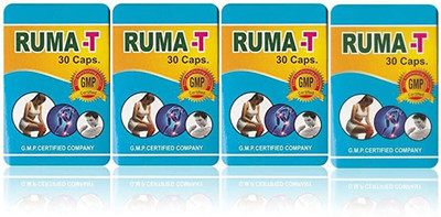 HARBORZA Tara Herbal Ruma T Capsules - Pack of 4 Tablets(4 x 30 Units)
