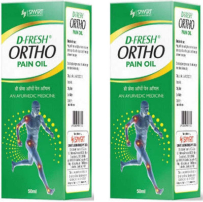 D FRESH best Ortho Pain Oil Liquid 2x50ml Liquid(2 x 50 ml)