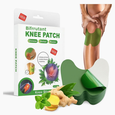 BIFRRUTANT knee patch herbal natural soothing therapy for arthritis pain Plaster & Patch(10 Patches)