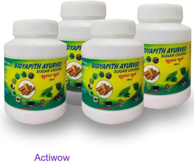 ACTIWOW Bidyapith Sugar Powder for Supporting Glycemic Balance Pack of 4 A02 Powder(4 x 100 g)