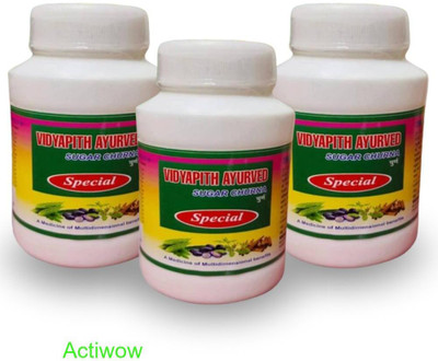 ACTIWOW Vidyapith Sugar Powder for Glucose Level Support in Diabetics Pack of 3 Powder(3 x 100 g)