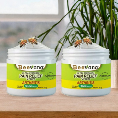 ACTIWOW BeeVana Muscle Relief Cream for Flexibility Pack of 2 Cream(2 x 25 g)