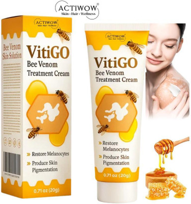 ACTIWOW Vitigo Bee Venom Cream for Smooth T-Zone Z01 Cream(100 g)