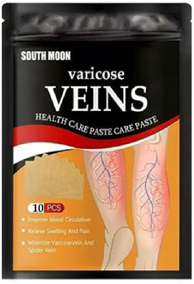 GABANA 10Pcs Varicose Veins Patches Relieve Soothe Swelling Pain Instant Relief Patch Plaster & Patch(10 Patches)