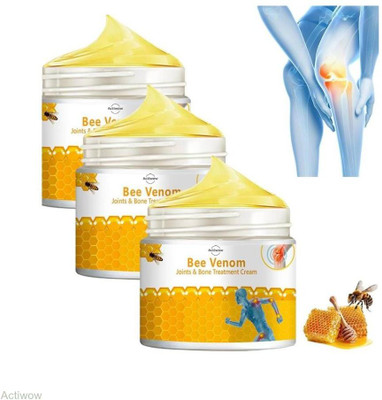 ACTIWOW Bee Venom Pain Relief Joints And Cramps Pain Cream Cream(3 x 33.33 g)
