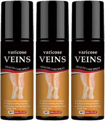 herbrogenic hernbal instant veins pain spray for adults Spray(3 x 10 ml)