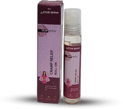 AYUR SESHA Period Cramp Relief Roll-On with Ayurvedic Extracts Instant Pain Relief Liquid(10 ml)