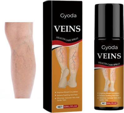 Gyoda Varicose Vein Spray Herbal Spray for Relieving Pain and Swelling Naturally Liquid(30 ml)
