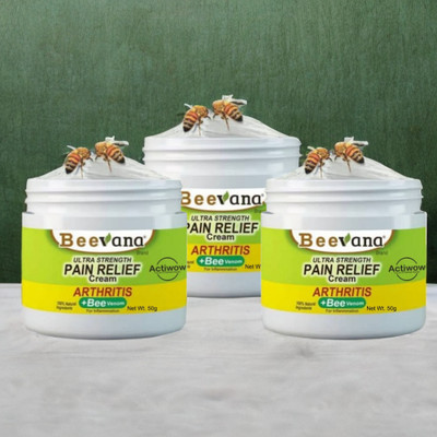 ACTIWOW BeeVana Quick Relief for Stiff Shoulders & Joints Pack of 3 Cream(3 x 16.67 g)