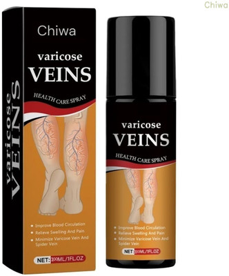 CHIWA Varicose Veins Spray Refreshing Comfort Formula For Secure All Day Care Liquid(100 ml)