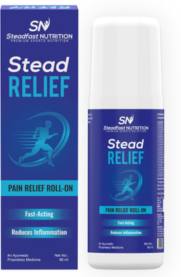 Steadfast NUTRITION Stead Relief RollOn Fast Acting reduces inflammation 60ml Liquid(60 ml)