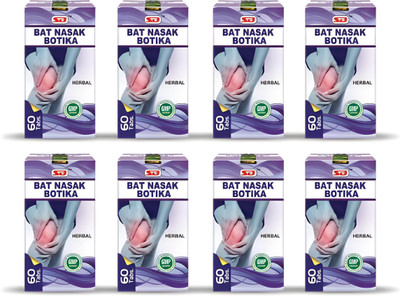 SB Herbo Pharmaceutical Bat Nasak Botika Joint Pain Relief Capsule pack of 8 Tablets (480 Units) Capsules(8 x 60 Units)