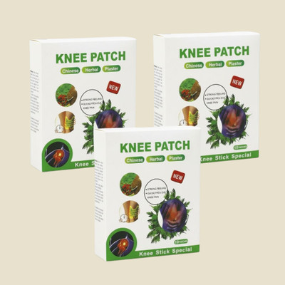 Naosucura Chinese Herbal Knee Patch for Effective Joint Pain and Swelling Relief Plaster & Patch(30 x 1 Patches)