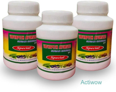 ACTIWOW Vidyapith Sugar Powder for Maintaining Optimal Glucose Balance Pack of 3 K02 Powder(3 x 100 g)
