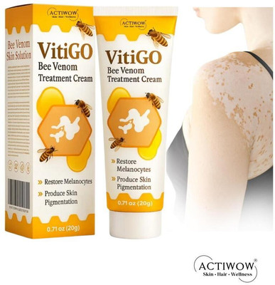 ACTIWOW Vitigo Bee Venom Cream for Vegan Enthusiast Formula cream PR01 B02 Cream(100 g)