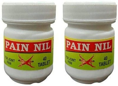 Vrukie Pain Nil Tablets For Joint Pain (2 Bottles x 40 tablets) Tablets(2 x 40 Units)