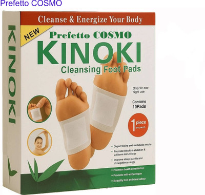 Prefetto COSMO Body Cleanser Foot Patches for Night Use Plaster & Patch(10 Patches)
