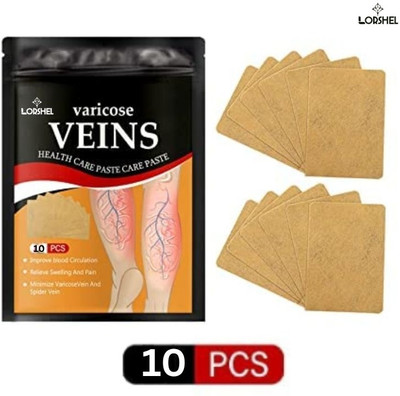 LORSHEL Turmeric Varicose Vein Patch Effective Varicose Veins Relief Plaster & Patch(10 Patches)