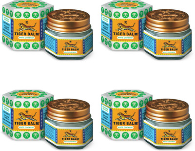 Tiger Balm White Ointment | 21ml each | Pack of 4 | Combo Pack Balm(4 x 21 ml)