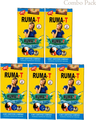 Roy Biotech Tara Ayurvedic Ruma T 30 Capsule For Any Kind Of Pain Relief Capsules(5 x 30 Units)