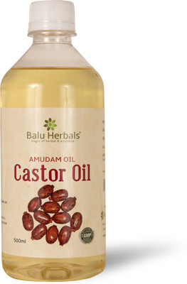 Balu Herbals Castor Oil (Amudham Nune) 500ml Liquid(500 ml)