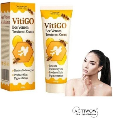 ACTIWOW Vitigo Bee Venom Cream for Redness-Prone Areas Z01 Cream(100 g)
