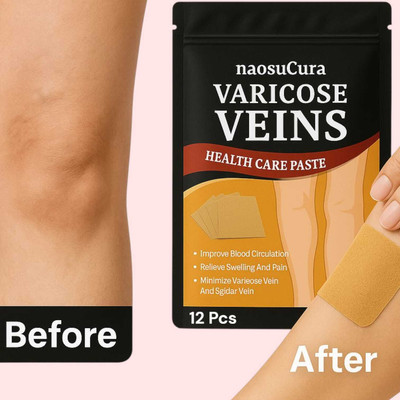 Naosucura Varicose Veins Herbal Patches for Pain, Circulation and Swelling Management Plaster & Patch(12 Patches)