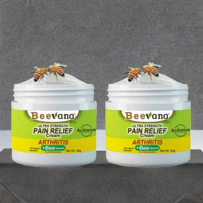 ACTIWOW BeeVana Pain Relief for Chronic Lower Back Pain Pack of 2 Cream(2 x 25 g)
