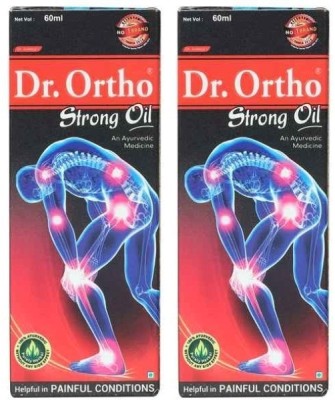 Dr. Ortho Strong Oil an Ayurvedic Medicine (2 Packs, 60ml Each) Liquid(2 x 60 ml)