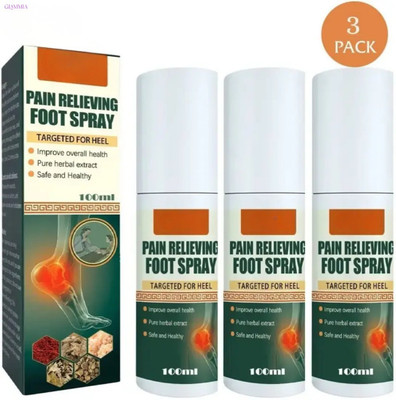 GLAMMIA Joint Relief Spray | Cooling Formula For Dry Sore Feet Spray(3 x 100 ml)