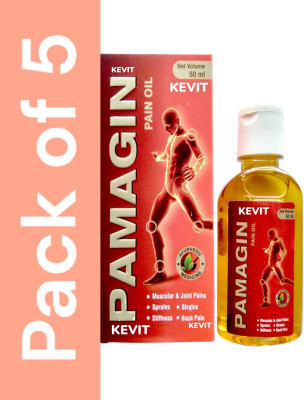 Kevit Pamagin ayurvedic Pain oil Liquid(5 x 50 ml)