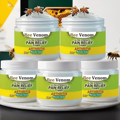 Kenkoderm BEE VENOM BODY PAIN RELIEF Cream(5 x 50 g)