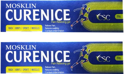 MOSKLIN CURENICE PAIN RELIVING GEL FOR INSTANT RELIEF OF ALL PAIN PACK OF 30g x 2 Gel(2 x 30 g)