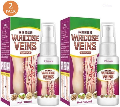 CHIWA Varicose Veins Spray OG Herbal Mist for Secure Comfort During Busy Days Spray(2 x 100 ml)