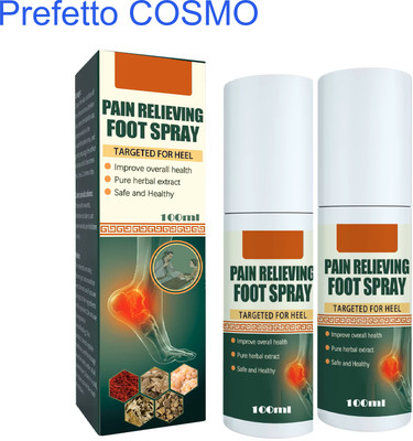 Prefetto COSMO Foot Spray for Pain (Pack of 2) – Instant Relief Action Liquid(2 x 100 ml)