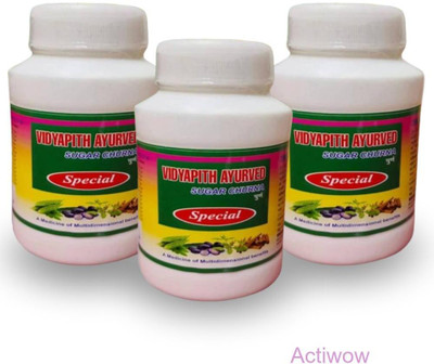 ACTIWOW Vidyapith Sugar Powder for Promoting Steady Insulin Levels Pack of 3 B01 Powder(3 x 100 g)